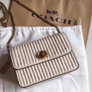 BOWERY CROSSBODY WITH QUILTING AND RIVETS